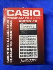 CASIO FX-3600PV CALCULATOR, VINTAGE 1990.