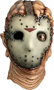 Jason Goes to Hell Adult Mask | Adult Full Head Coverage Friday The 13th Horror Movie Mask