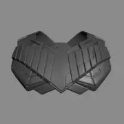 Nightwing Dick Grayson custom chest armor for DC Comics action figures