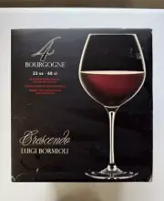 Luigi Bormioli Crescendo 23 Ounce, Bourgogne Wine Glasses, Set Of 4