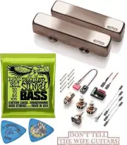 EMG Robert Trujillo RT Rip Tide Set Brushed Chrome Jazz J Pickups REGULAR SLINKY
