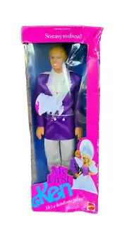 Barbie My First Ken Doll Handsome Prince 1989 Box Damage
