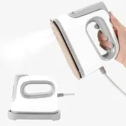 Mini Steamer Iron,1100w Handheld Portable Electric Steam Ironing Machine with 160ml Water Tank, 9 Air Vents, Wet and Dry Lroning, 16G/Min Stoam Volume for Travel College Dorm Home Essentials