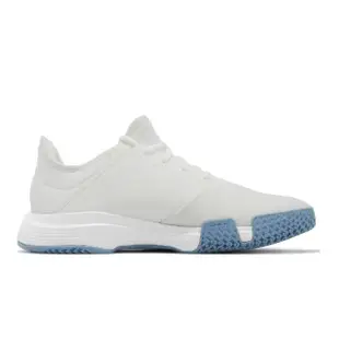 【adidas 愛迪達】網球鞋 Gamecourt M 男鞋 白 藍 橡膠大底 運動鞋 愛迪達(FX1552)