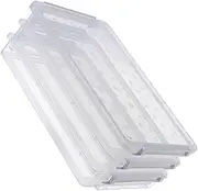 TOGEVAL Multilayers Transparent Document Organizer Box Clear Plastic File Storage Case for Office Use for Papers Certificates