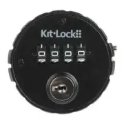 Mechanical Digital Combination Code Lock Round, durable, Codelocks KL10, Black