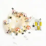 Christmas Decorations 2M 20 Led String Light Battery Powered Fairy Lights Seasonal Decorations