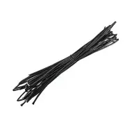 uxcell - a11110900ux0075 1.0 mm Dia. Black Heat Shrinkable Tube Shrink Tubing 6M