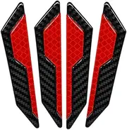 4PCS Anti-Collision Car Side Door Edge Protector Reflective Strips Car Guard Sticker for Auto Vehicle