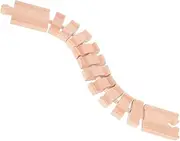 1 x Flex Rail, Track Connector, Curve up to 90° for Wooden Railways, Railway Accessories, Wooden Railway Accessories, Adapter Compatible with Brio, Lillabo, Thomas and Friends, Melissa (32 x 4