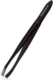 Manicare Slant Tweezers, Black