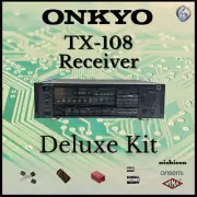 Onkyo TX-108 Receiver Deluxe Upgrade Kit Genuine Parts Restoration