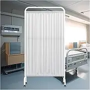 Beauty Salon Privacy Partition,Room Divider Screen,Standing Door Partition with Casters,Foldable Divider for Clinic Hall Office(Color 4,3-Panel)