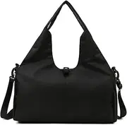 Hand Luggage Bag for Travel with Yoga Mat Straps and Multiple Compartments Womens Sports and Fitness Bag Polyester
