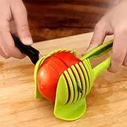Hot Plastic Potato Slicers Tomato Cutter Shredders Fruit Vegetable Tools Onion Lemon Cutting Holder Kitchen Gadgets Cooking Tool