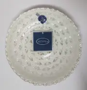 Azzurra Bowl White With 100% Genuine Silver New With Tags