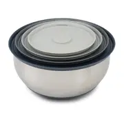 Joseph Joseph Prep & Store 8pc Bowl Set With Lids Stainless Steel 95025