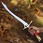 Hand Forged Wheel of Time Replica Sword Heron Marked buster With Scabbard Gift
