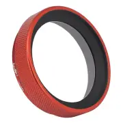 Haoge Metal Lens Hood with UV Filter for Fujifilm Fuji X100VI Camera Red