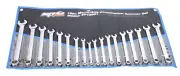 SP Tools 18 Piece Metric/SAE Combination Wrench/Spanner Set - SP10001