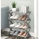 X-Shaped Shoecase Plastic Shoes Organizer Storage Rack Student Dormitory