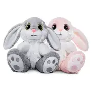 2 Peices Bunny Stuffed Animal, 8.5 Inche Plush Bunny with Floppy Ears, Super