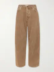 [Haikure] Haikure - Bethany High-rise Wide-leg Organic Jeans - Light brown - 26 26 Brown