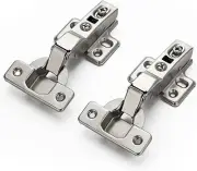 Ravinte 50 Pack 25 Pairs European Kitchen Cabinet Hinges Soft Close Half Overlay