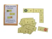 Teacher Made Literacy Center Resource Game Uppercase Lowercase Alphabet Dominoes