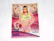 2016 Benchwarmer SARA UNDERWOOD Eclectic #SU4 FOOTBALL Purple Foil/15 PLAYBOY