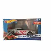 Hot Wheels Fast Fish White Red Fast Racer Pullback Toy Car Mattel #68 2022 NIB