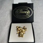Napier Disney Gold Tone Dalmations Brooch