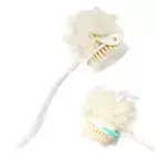 BOOMJOY Body Brush Shower Back Scrubber Long Handle with Bristles and Loofah