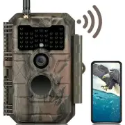 GardePro E6 Trail Camera WiFi 32MP 1296P Game Camera with No Glow Night Visio...