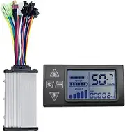 24V/36V/48V S861 LCD Ebike Display Dashboard+36V 350W Sine Wave Controller Sine Wave Lithium Battery Controller Kit for Electric Bike BLDC Controller (5PIN)
