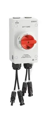BENY Electric 1200V 32A 4P DC Enclosed Isolator Switch ZJBeny BYT-32M2 MC4/ CON