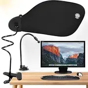 [Uandhome] Adjustable Office Cubicle and Desk Shade,Flexible Desk Light Blocker for Privacy, Glare Reduction, and Comfort,Essential Office Desk Accessories