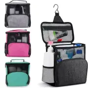 Portable Shower Bag Quick Dry Toiletry Case Upgraded Foldable Mesh Tote Summer