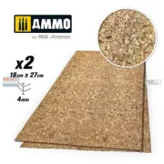 AMM8844 AMMO by Mig - Create Cork Thick Grain 4mm (2 sheets)