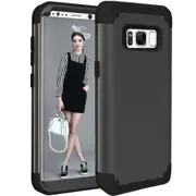MCC Impact Samsung Galaxy S8+ Plus Shockproof 3in1 Rugged Case Cover G955 [Black]