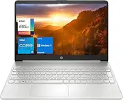 [HP] 15 Notebook Laptop, 15.6" Full HD Display, Intel Core i5-1135G7 Processor, 16GB DDR4 RAM, 512GB PCIe SSD, USB Type-C, Webcam, Wi-Fi, Windows 11 Home, Silver