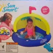 Sun Smart Beach Gear Spray N Play Sandcastle Pool & Turtle Sprinkler For Toddler