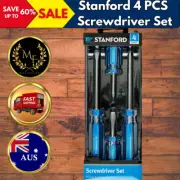Stanford 4 Pcs Home Screwdriver Set Phillips Straight Slotted Head Toolkit Shed