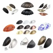 Drawer Cabinet Door Handles Cup Pull Shell Handles Cupboard Furniture Hardware