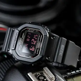 【CASIO 卡西歐】G-SHOCK 神秘暗黑經典潮流概念錶(黑-DW-5600MS-1)