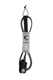 Culture Surfboards BLACK 7ft Surf Leash