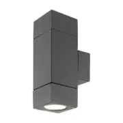 Brilliant Charcoal Ormond Up/Down Exterior Wall Light