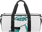 EGGDIOQ Scooter Motorcycle Designed Travel Duffel Bag Luggage Tote Bag Gym Sports Bag for Man Women