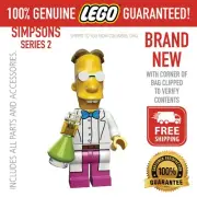 Lego Minifig Simpsons Series 2- Professor Frink- New W/Clipped Bag Free Shipping