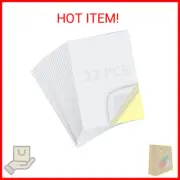 Birllaid 22 Sheets Clear Double Sided Adhesive Tape Sheets for Craft,Sticky Tumb
